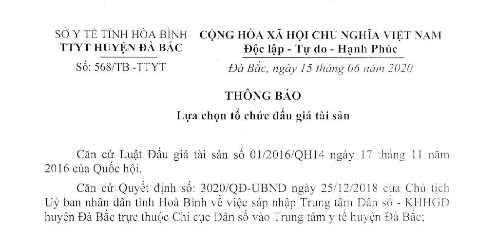 Thông tin đấu thầu